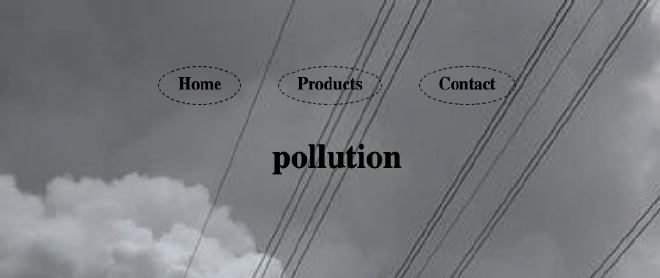 A screenshot of pollution to the html.
