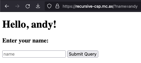 A screenshot of the recursive-csp challenge.